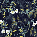 Grey and Yellow Leaves Wallpaper