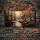 Fall Centerpiece Landscape Painting Canvas Print, Autumn Decor, Fall Centerpiece, Fall Home Decor, Fall Wall Decor, Fall Home Decor