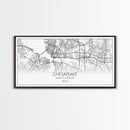Chesapeake Street Map, Virginia Map, Map Print, Modern Art, Wall Art, Canvas Art, Gift For Friend, Teen Bedroom Décor, Rustic Mantle Décor