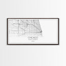 Chicago Street Map, Illinois Map, Map Print, Modern Art, Wall Art, Canvas Art, Apartment Décor, Housewarming Gift, Dorm Wall Art, Office Art