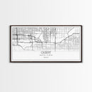 Gilbert City Map, Arizona Map, Map Art, Minimalist Art, Wall Art, Canvas Art, Lake House Décor, Ranch House Décor, Dorm Wall Décor, Home Art