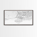 Sacramento City Map, California Art, Map Print, Minimalist Wall Art, Wall Art, Canvas Art, Large Wall Art, Room Décor, Office Prints