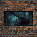 Fantasy Staircase, Framed Canvas Print, Stair Way to Beyond