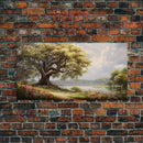 Lake Wall Art, Tree Art, Nature Landscape Wall Art, Panoramic Art, Wall Art, Canvas Art, Landscape Art, Real Estate Gift, Above Bed Art