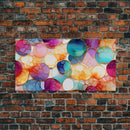 Vibrant Abstract Wall Art, Colorful Print, Panoramic Art, Wall Art, Canvas Art, Landscape Art, Home Decor Prints, Wall Hanging, Gift Ideas