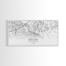 Augusta Street Map, Georgia Map, Map Print, Modern Art, Wall Art, Canvas Print, Farmhouse Décor, College Dorm Décor, Teacher Gift, Prints