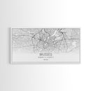 Brussels Street Map, Belgium Map, Map Print, Modern Art, Wall Art, Canvas Art, Travel Art Print, Home Wall Décor, New Homeowner Gift, Office