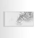 Dubai Street Map, United Arab Emirates Map, Map Print, Minimalist Art, Wall Art, Canvas Art, Cabin Wall Art, Gift For Traveler, Room Décor