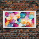 Vibrant Abstract Wall Art, Colorful Print, Panoramic Art, Wall Art, Canvas Art, Landscape Art, Home Decor Prints, Wall Hanging, Gift Ideas