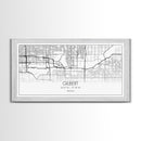 Gilbert City Map, Arizona Map, Map Art, Minimalist Art, Wall Art, Canvas Art, Lake House Décor, Ranch House Décor, Dorm Wall Décor, Home Art