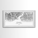 Istanbul City Map, Turkey Map, Map Art, Modern Art, Wall Art, Canvas Art, Travel Art, Best Friend Gift, Family Wall Art, Wall Décor