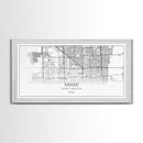 Miami City Map, Florida Map, Map Art, Minimalist Wall Art, Wall Art, Canvas Art, Miami Wall Art, F1 Wall Art, Gift For Couple, Boys Room Art