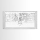 Salem City Map, Oregon Art, Map Print, Minimalist Wall Art, Wall Art, Canvas Art, Country Home Wall Art, Office Décor, First Home Gift
