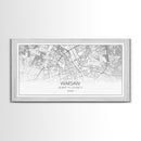Warsaw City Map, Poland Art, Map Print, Modern Wall Art, Wall Art, Canvas Art, European wall Art, First Home Gift, Wall Décor, Office Prints