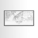 Cape Coral Street Map, Florida Map, Map Print, Modern Art, Wall Art, Canvas Art, Rustic Décor, Bedroom Décor Women, Gift For The Home