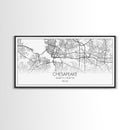 Chesapeake Street Map, Virginia Map, Map Print, Modern Art, Wall Art, Canvas Art, Gift For Friend, Teen Bedroom Décor, Rustic Mantle Décor