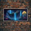 Enchanted Forest Painting, Fantasy Art, Fairy House, Fantasy, Woodland Decor, Woods, Forest, Fairy Forest