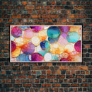 Vibrant Abstract Wall Art, Colorful Print, Panoramic Art, Wall Art, Canvas Art, Landscape Art, Home Decor Prints, Wall Hanging, Gift Ideas