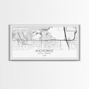 Anchorage Street Map, Alaska Map, Map Print, Modern Art, Wall Art, Canvas Print, Bedroom Décor, City Map Wall Art, Minimalist Décor, Prints