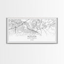 Augusta Street Map, Georgia Map, Map Print, Modern Art, Wall Art, Canvas Print, Farmhouse Décor, College Dorm Décor, Teacher Gift, Prints