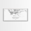 Hong Kong City Map, China Map, Map Art, Modern Art, Wall Art, Canvas Art, Asian Wall Art, Simple Wall Art, Wall Prints Trendy, Modern Gift
