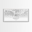 Kansas City Map, Missouri Map, Map Art, Modern Art, Wall Art, Canvas Art, Country Wall Art, Farmhouse Wall Décor, Gift For Couples, Room Art