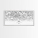 Paris City Map, France Art, Map Print, Minimalist Wall Art, Wall Art, Canvas Art, European Art, Dorm Room Wall Art, Gift For Traveler