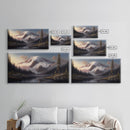Mountain Canvas Print Wall Art, Mountain Landscape Painting, Mount Rainier, Washington Mountains, Travel  Art, Watercolor Painting