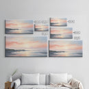 Ocean Beach Canvas Print Sea Landscape, Nautical Photo Painting, Framed Canvas, Coastal Canvas Print, Sea Wave Canvas, Extra Large Wall Art