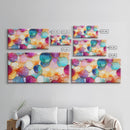 Vibrant Abstract Wall Art, Colorful Print, Panoramic Art, Wall Art, Canvas Art, Landscape Art, Home Decor Prints, Wall Hanging, Gift Ideas