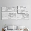 Sacramento City Map, California Art, Map Print, Minimalist Wall Art, Wall Art, Canvas Art, Large Wall Art, Room Décor, Office Prints