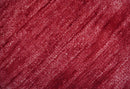 2X2.6 Solid Plain Red Hand knotted wool area rug