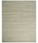 Custom Made Hand Tufted Solid Shaded Brown, Beige and Gray Area Rug