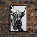 Scotland Cattle, Highland Cow art, farmhouse decor, fine art paper print, poster art, Rustic primitive decor