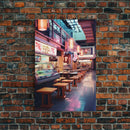 Japanese Restaurant, Japanese Wall Art, Asian Wall Art, Canvas Print, Wall Hanging, Portrait Art, Business Gift, Office Wall Decor, RV Decor