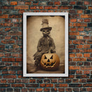 Spooky Decor, Halloween Wall Art, Horror Art Print, Dark Art, Canvas Wall Print, Wall Art, Vertical Print, Room Decor, Home Wall Decor,