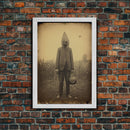 Horror Home Decor, Spooky Halloween, Creepy Wall Art, Dark Fantasy, Canvas Print, Wall Art, Vertical Print, Home Decor, Wall Decor