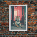 Tiger Print, Tiger Wall Art, Animal Print, Canvas Print, Wall Hanging, Portrait Art, Room Decor, Living Room Prints, Modern House Art