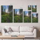 Trees Wall Art, Woods Path Wall Decor, Nature Art Print, Photography Print, Wall Decor, Canvas Print, Wall Art, Framed Canvas