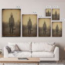 Horror Home Decor, Spooky Halloween, Creepy Wall Art, Dark Fantasy, Canvas Print, Wall Art, Vertical Print, Home Decor, Wall Decor