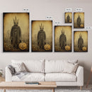 Halloween Wall Decor, Gothic Wall Decor, Creepy Wall Art, Spooky Art Print, Canvas Print, Wall Art, Vertical Print, Home Decor, Wall Decor