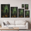 Dark Fantasy Art, Fantasy Artwork, Canvas Print, Wall Hanging, Portrait Art, Halloween Wall Decor, Horror Home Decor, Spooky Room Decor