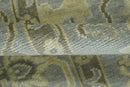 2x3 Hand Knotted Gray And Beige Traditional Persian Wool Rug