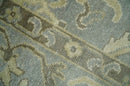 2x3 Hand Knotted Gray And Beige Traditional Persian Wool Rug