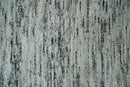 2x3 Modern Abstract Charcoal and Silver Hand Loom Art Silk Rug