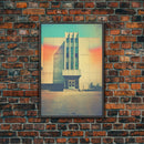 Architecture  Art, Architecture Print, Urban Art, Fine Art Print, Minimalist Art, Canvas Print, Wall Hanging Portrait Art, Office Wall Decor