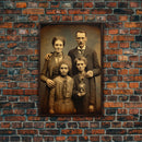 Horror Art Print, Creepy Wall Art, Horror Decor, Skeleton Wall Art, Dark Art, Canvas Print, Wall Art, Vertical Print, Home Decor, Wall Decor