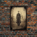 Vintage Print, Victorian Wall Art, Antique Photograph, Canvas Print, Wall Art, Vertical Print, Vintage Wall Art, Gaming Wall Decor, RV Decor