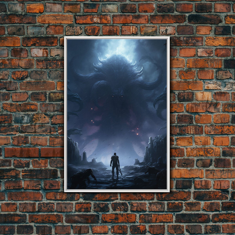 Apocalypse, Dark Art Print, dark fantasy art, Canvas Print, Wall Hangi
