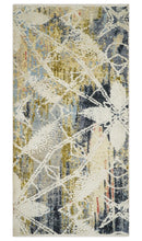 2x4 Hand Knotted Modern Olive And Charcoal Wool and Art Silk Rug